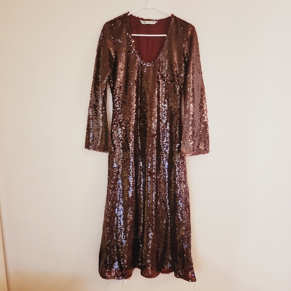 Zara Sequinned Limited Edition Dress - Picture 16 of 16